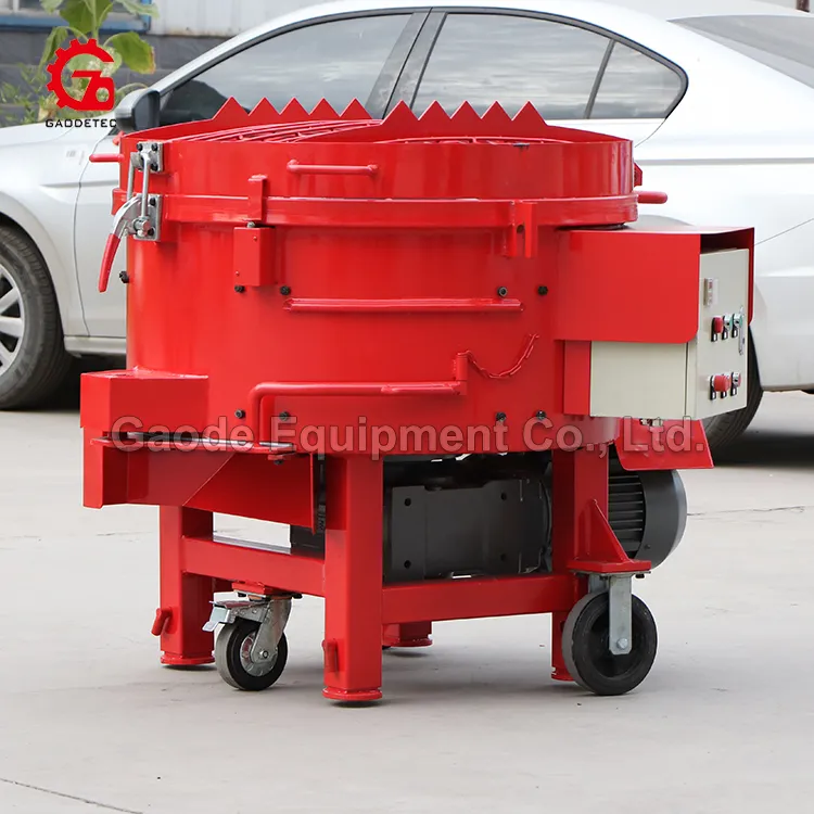 GAODETEC GRM250 High-Quality Refractory Pan Mixer For Refractory Concretes